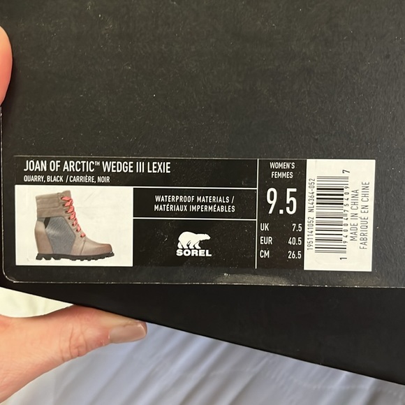 Sorel Joan of Artic Wedge III Lexie  brand new 9.5 - Picture 5 of 6
